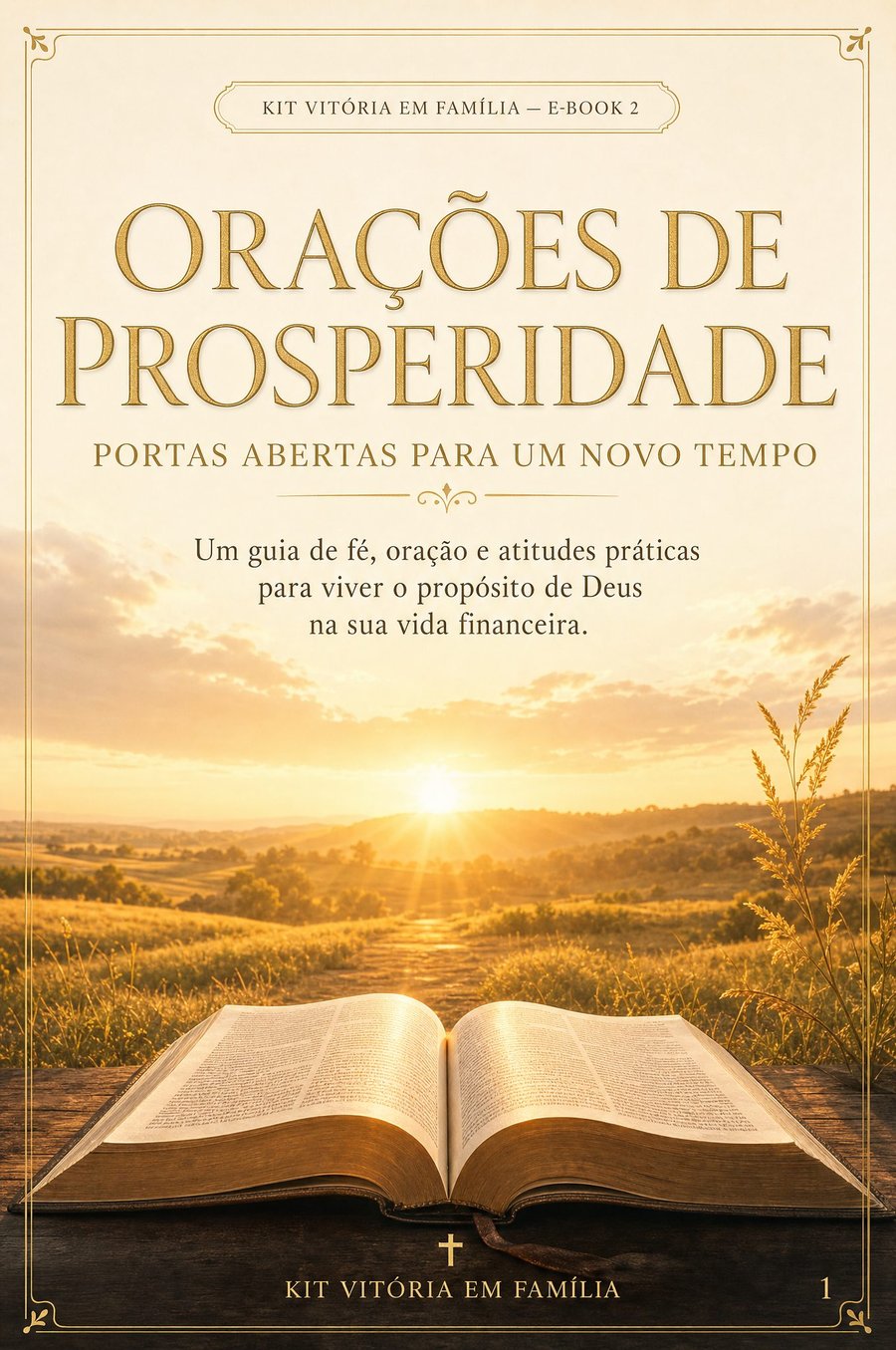 Capa do e-book Orações de Prosperidade
